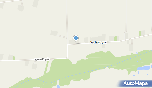 Wola-Krysk, Wola-Krysk, mapa Wola-Krysk