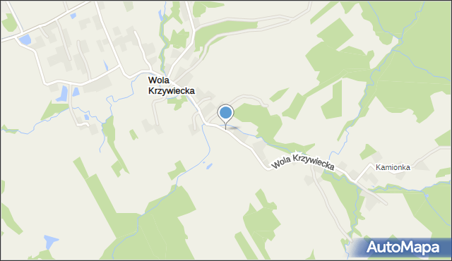 Wola Krzywiecka, Wola Krzywiecka, mapa Wola Krzywiecka