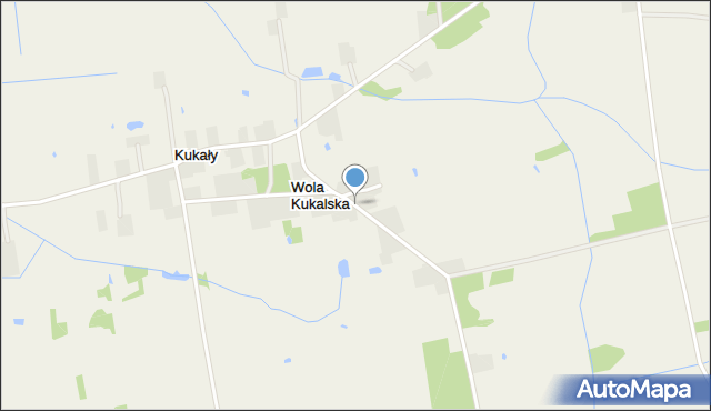 Wola Kukalska, Wola Kukalska, mapa Wola Kukalska