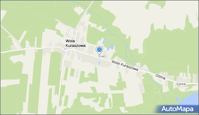 Wola Kuraszowa, Wola Kuraszowa, mapa Wola Kuraszowa