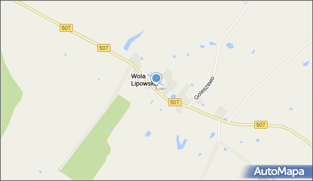 Wola Lipowska, Wola Lipowska, mapa Wola Lipowska