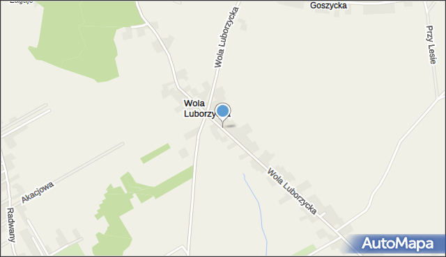 Wola Luborzycka, Wola Luborzycka, mapa Wola Luborzycka