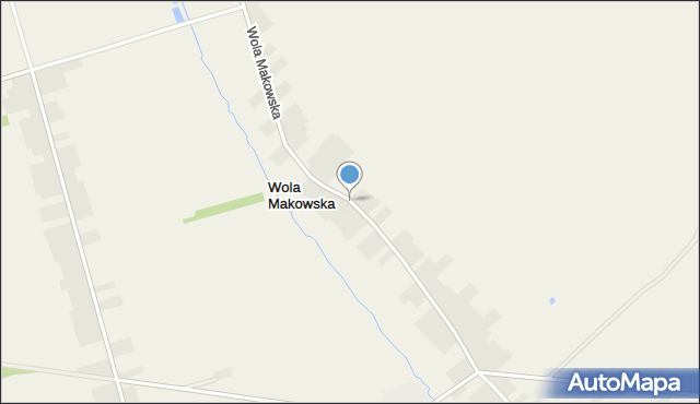 Wola Makowska, Wola Makowska, mapa Wola Makowska