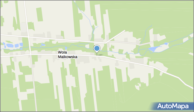 Wola Malkowska, Wola Malkowska, mapa Wola Malkowska