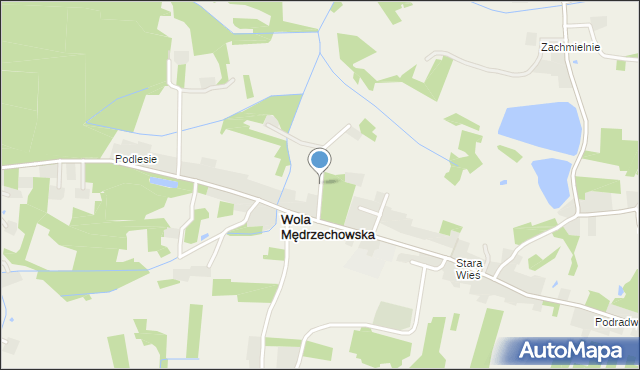 Wola Mędrzechowska, Wola Mędrzechowska, mapa Wola Mędrzechowska