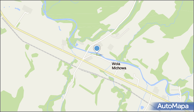 Wola Michowa, Wola Michowa, mapa Wola Michowa