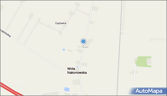 Wola Nakonowska, Wola Nakonowska, mapa Wola Nakonowska