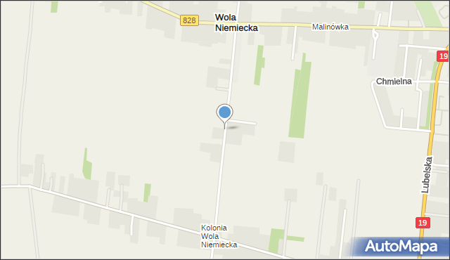 Wola Niemiecka, Wola Niemiecka, mapa Wola Niemiecka