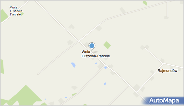Wola Olszowa-Parcele, Wola Olszowa-Parcele, mapa Wola Olszowa-Parcele