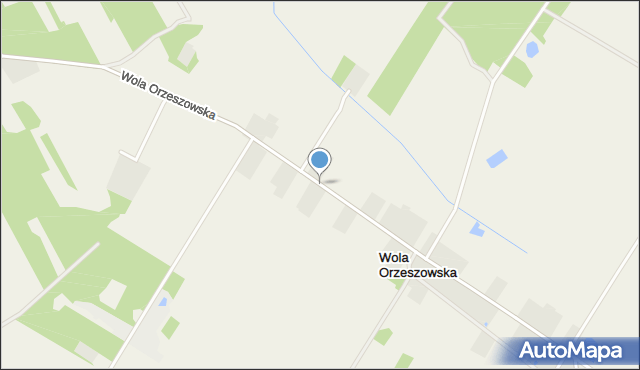 Wola Orzeszowska, Wola Orzeszowska, mapa Wola Orzeszowska