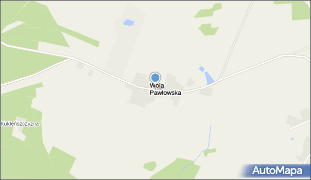 Wola Pawłowska gmina Ciechanów, Wola Pawłowska, mapa Wola Pawłowska gmina Ciechanów