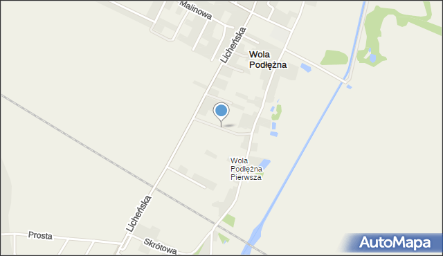 Wola Podłężna, Wola Podłężna, mapa Wola Podłężna