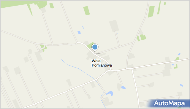 Wola Pomianowa, Wola Pomianowa, mapa Wola Pomianowa