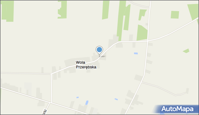 Wola Przerębska, Wola Przerębska, mapa Wola Przerębska