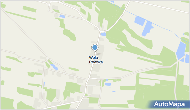Wola Rowska, Wola Rowska, mapa Wola Rowska