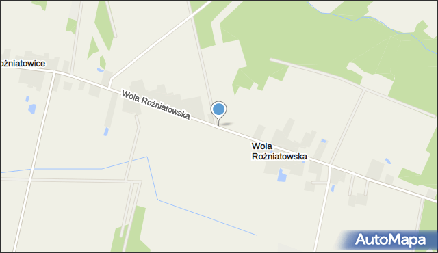 Wola Rożniatowska, Wola Rożniatowska, mapa Wola Rożniatowska