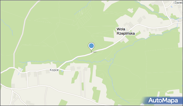 Wola Rzeplińska, Wola Rzeplińska, mapa Wola Rzeplińska