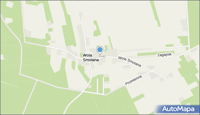 Wola Smolana, Wola Smolana, mapa Wola Smolana