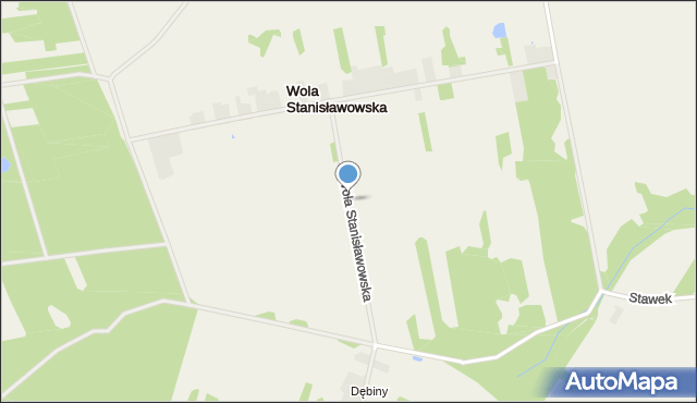 Wola Stanisławowska, Wola Stanisławowska, mapa Wola Stanisławowska