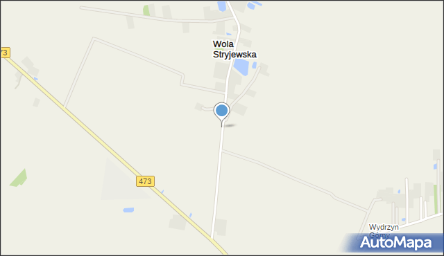 Wola Stryjewska, Wola Stryjewska, mapa Wola Stryjewska