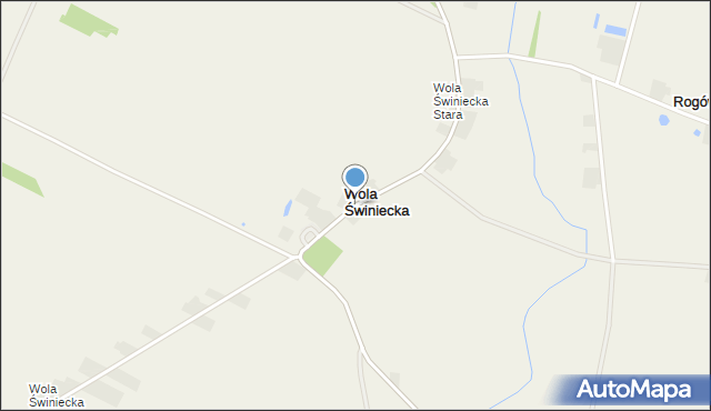 Wola Świniecka, Wola Świniecka, mapa Wola Świniecka