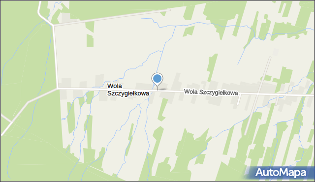 Wola Szczygiełkowa, Wola Szczygiełkowa, mapa Wola Szczygiełkowa