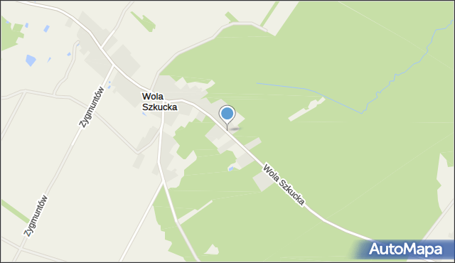 Wola Szkucka, Wola Szkucka, mapa Wola Szkucka