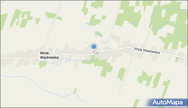 Wola Wadowska, Wola Wadowska, mapa Wola Wadowska