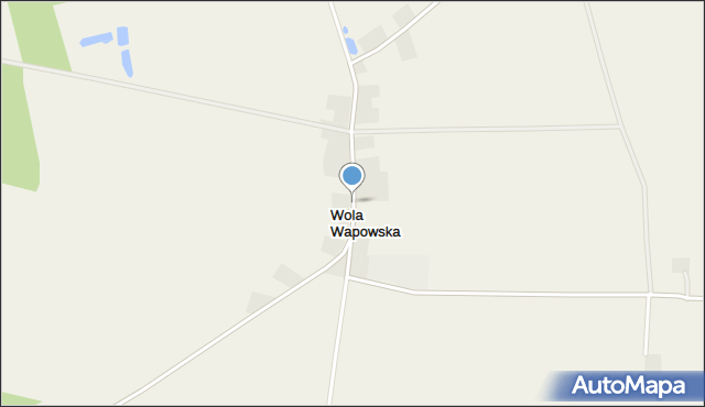 Wola Wapowska, Wola Wapowska, mapa Wola Wapowska