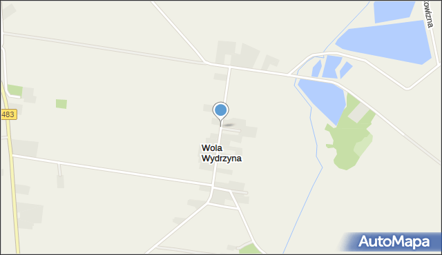 Wola Wydrzyna, Wola Wydrzyna, mapa Wola Wydrzyna