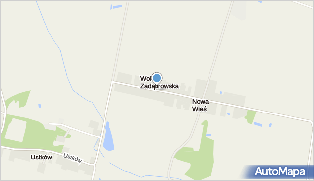 Wola Zadąbrowska, Wola Zadąbrowska, mapa Wola Zadąbrowska