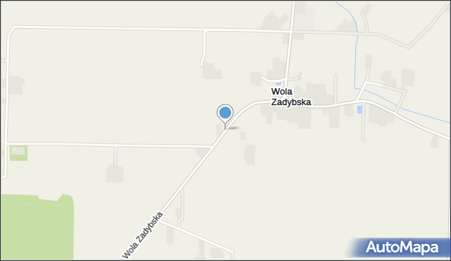 Wola Zadybska, Wola Zadybska, mapa Wola Zadybska