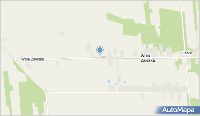 Wola Zaleska, Wola Zaleska, mapa Wola Zaleska