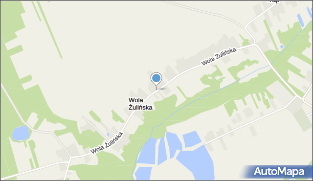 Wola Żulińska, Wola Żulińska, mapa Wola Żulińska