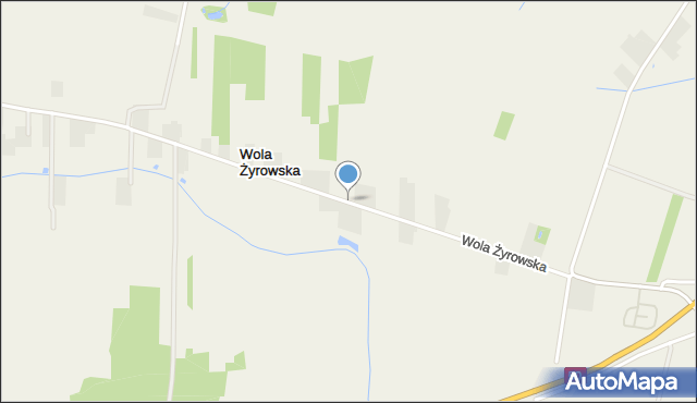Wola Żyrowska, Wola Żyrowska, mapa Wola Żyrowska