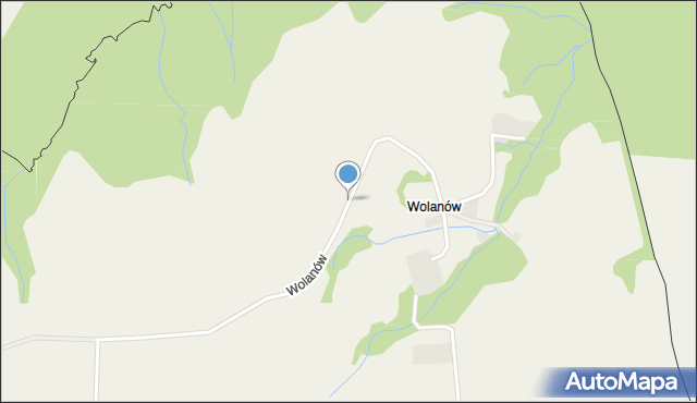 Wolanów gmina Bogatynia, Wolanów, mapa Wolanów gmina Bogatynia