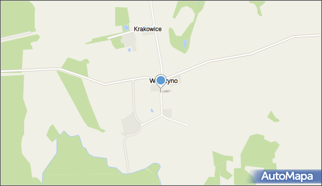 Wołczyno, Wołczyno, mapa Wołczyno