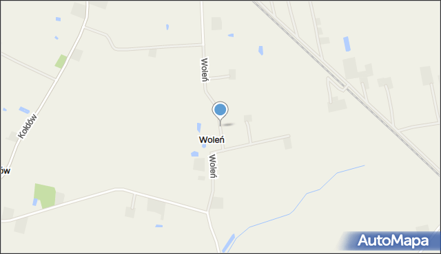 Woleń, Woleń, mapa Woleń