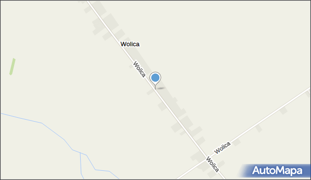 Wolica gmina Kozłów, Wolica, mapa Wolica gmina Kozłów