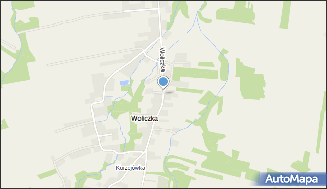 Woliczka, Woliczka, mapa Woliczka