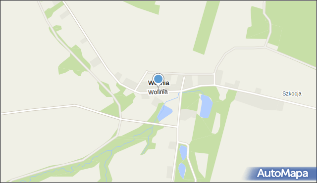 Wolinia, Wolinia, mapa Wolinia