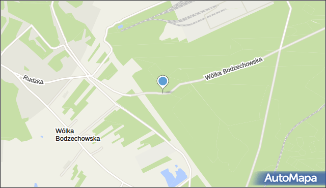 Wólka Bodzechowska, Wólka Bodzechowska, mapa Wólka Bodzechowska