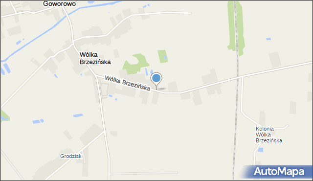 Wólka Brzezińska, Wólka Brzezińska, mapa Wólka Brzezińska