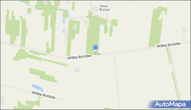 Wólka Brzózka, Wólka Brzózka, mapa Wólka Brzózka