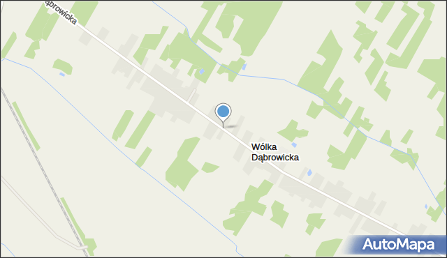 Wólka Dąbrowicka, Wólka Dąbrowicka, mapa Wólka Dąbrowicka