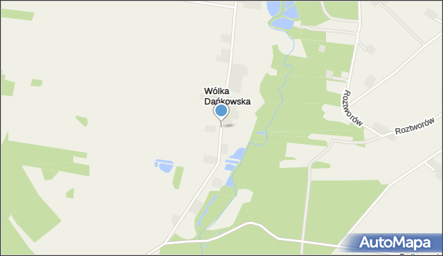 Wólka Dańkowska, Wólka Dańkowska, mapa Wólka Dańkowska