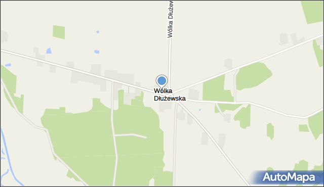 Wólka Dłużewska, Wólka Dłużewska, mapa Wólka Dłużewska