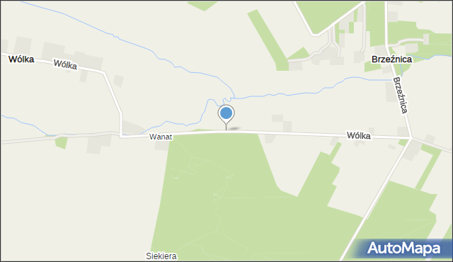 Wólka gmina Jędrzejów, Wólka, mapa Wólka gmina Jędrzejów