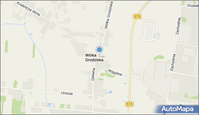 Wólka Grodziska gmina Grodzisk Mazowiecki, Wólka Grodziska, mapa Wólka Grodziska gmina Grodzisk Mazowiecki