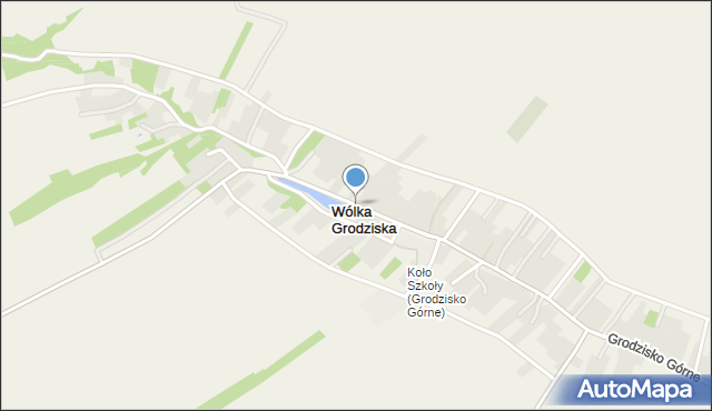 Wólka Grodziska gmina Grodzisko Dolne, Wólka Grodziska, mapa Wólka Grodziska gmina Grodzisko Dolne